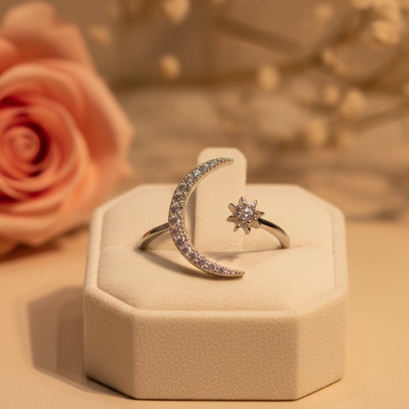 Chand Tara Ring - Zirak Silver
