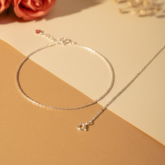 Chandni Anklet - Zirak Silver