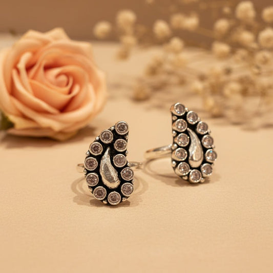 Chandni Morni Bichiya Pair - Zirak Silver