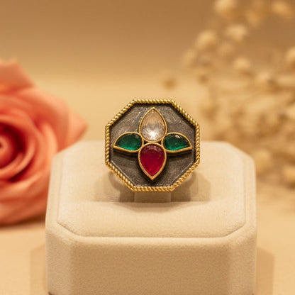 Chandni Ring - Zirak Silver