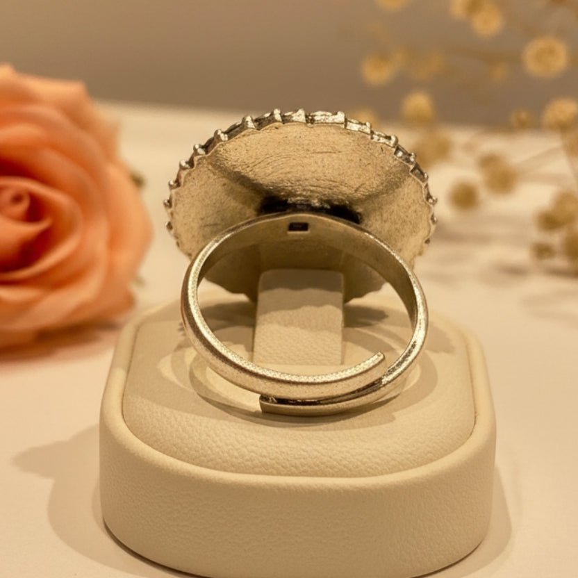 Chandrika Ring - Zirak Silver