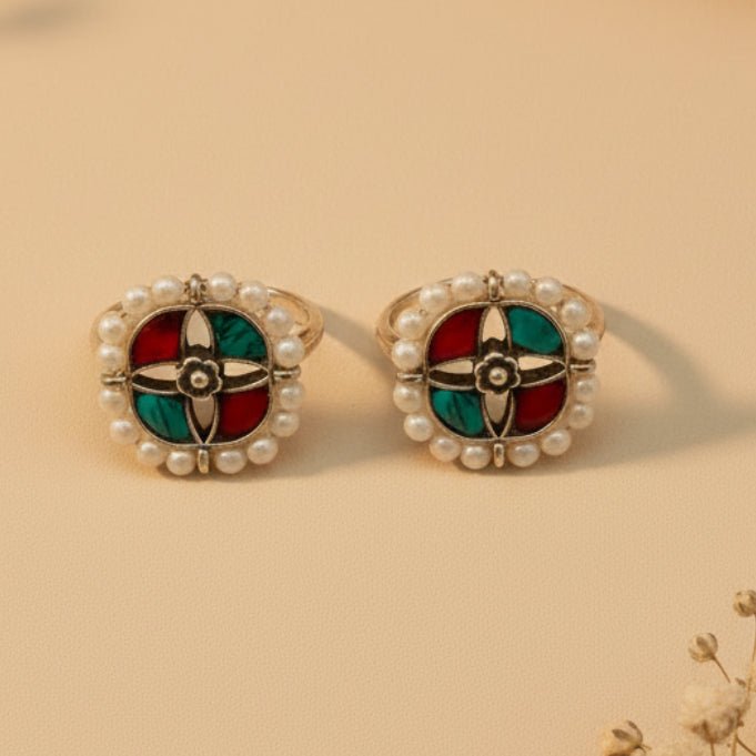 Chandrika Toe Rings - Zirak Silver