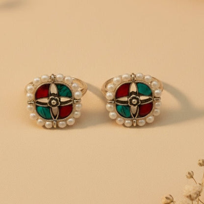 Chandrika Toe Rings - Zirak Silver
