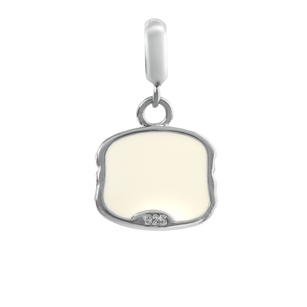Colorful Burger Charm in 925 Silver - Zirak Silver