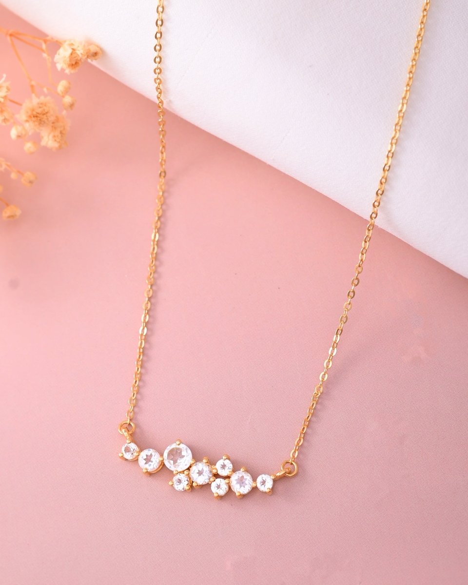 Crystal Constellation Pendant - Zirak Silver