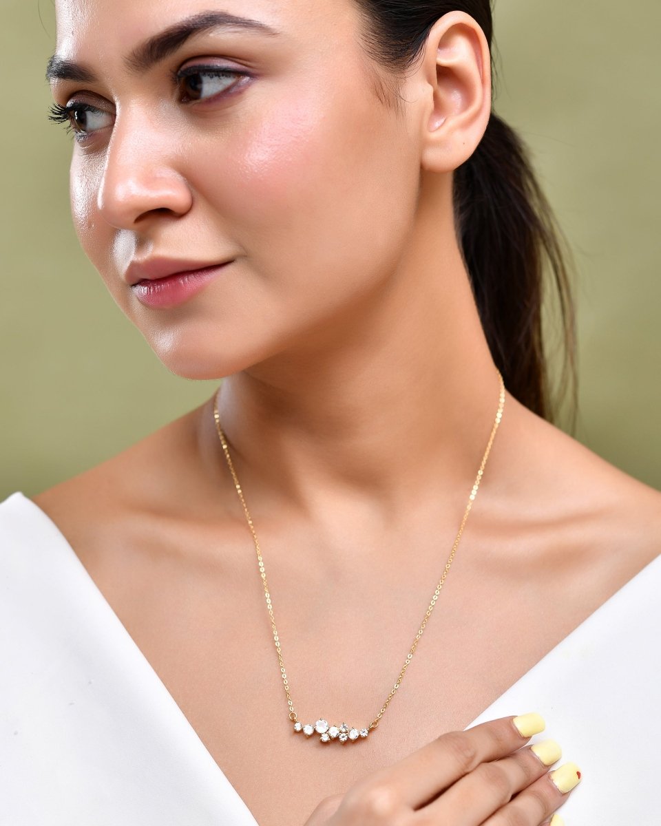 Crystal Constellation Pendant - Zirak Silver