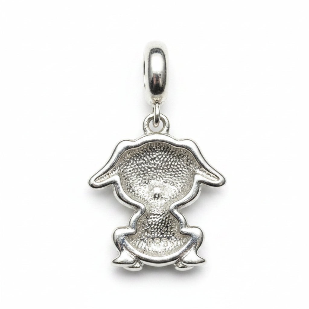 Dosti Silver Puppy Charm - Zirak Silver