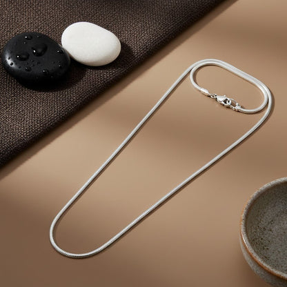 Ehsaan Chain – Glossy Finish Box Silver Chain - Zirak Silver