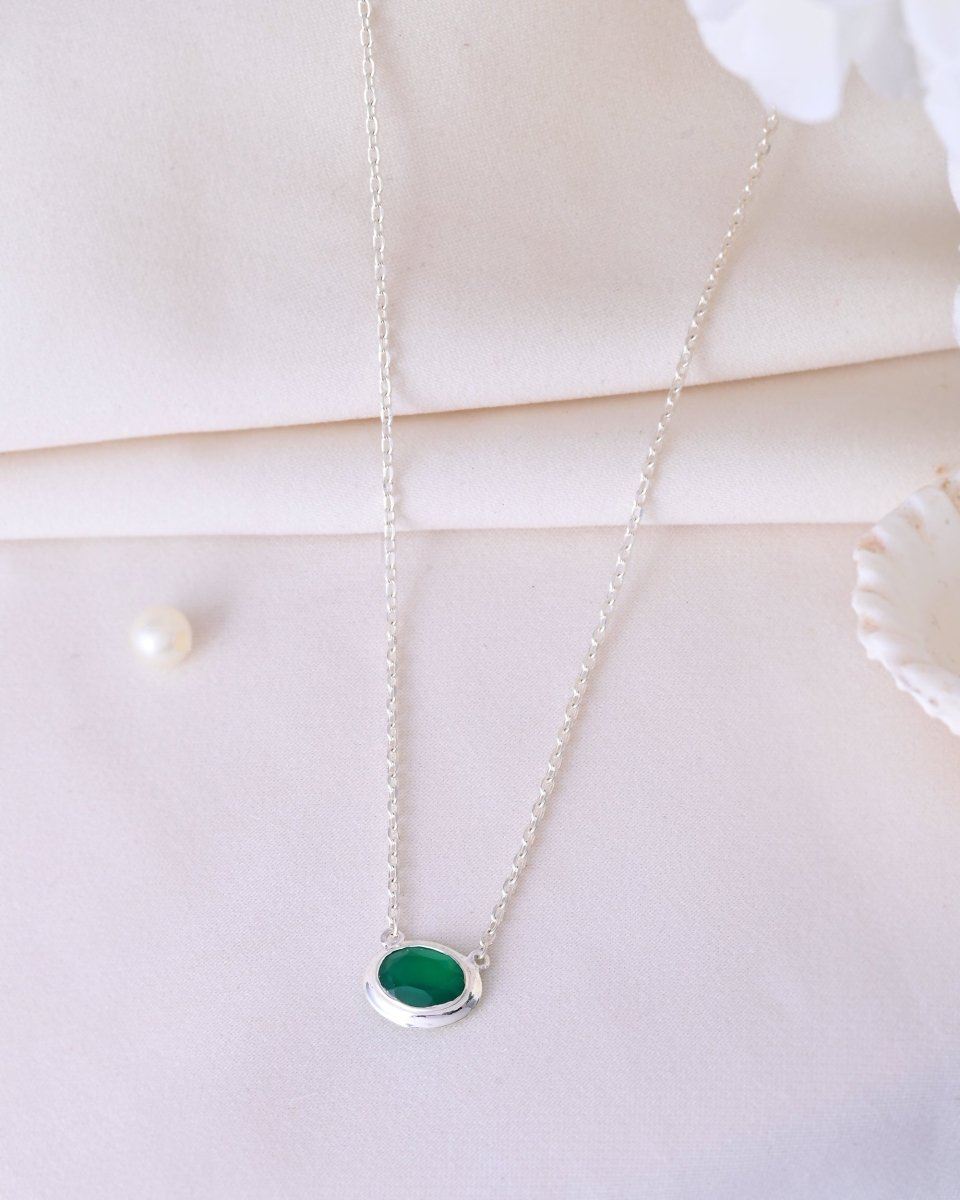 Emerald Halo Charm - Zirak Silver