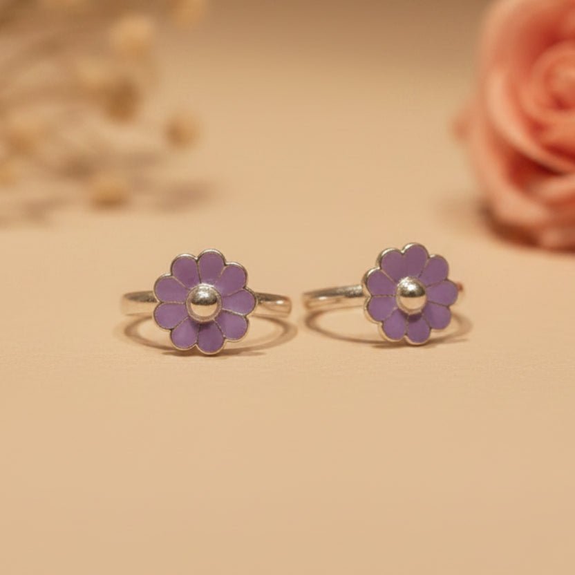 Gouri Toe Ring - Zirak Silver