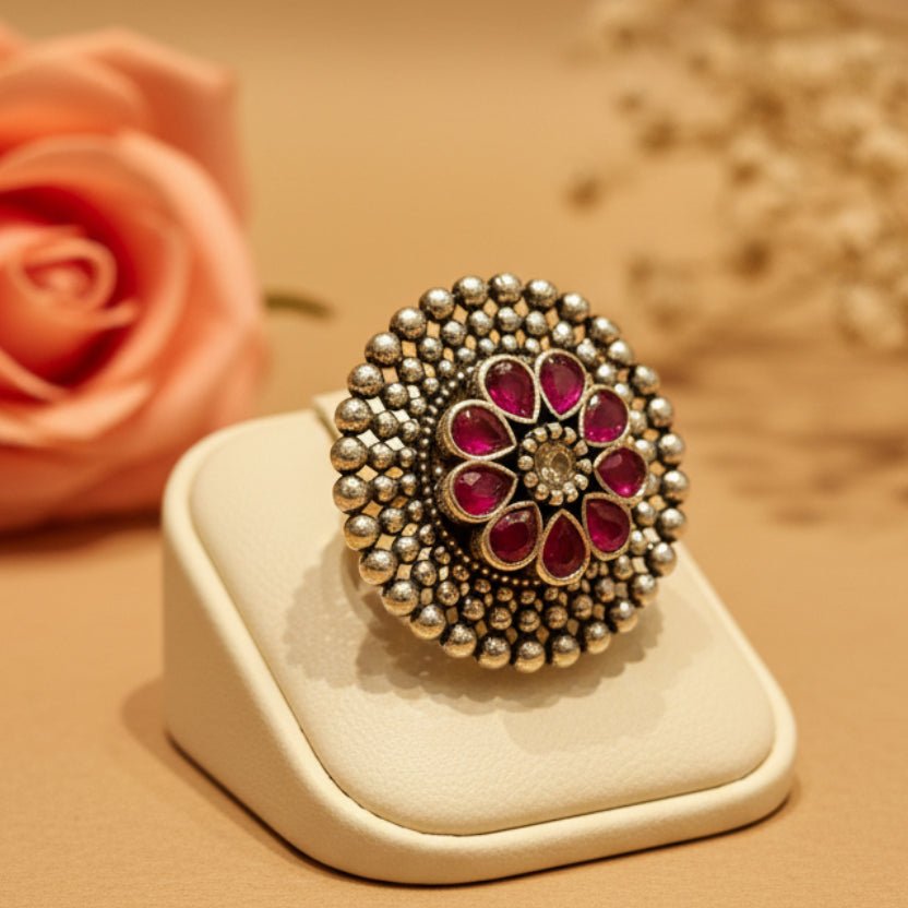 Gulika Ring - Zirak Silver