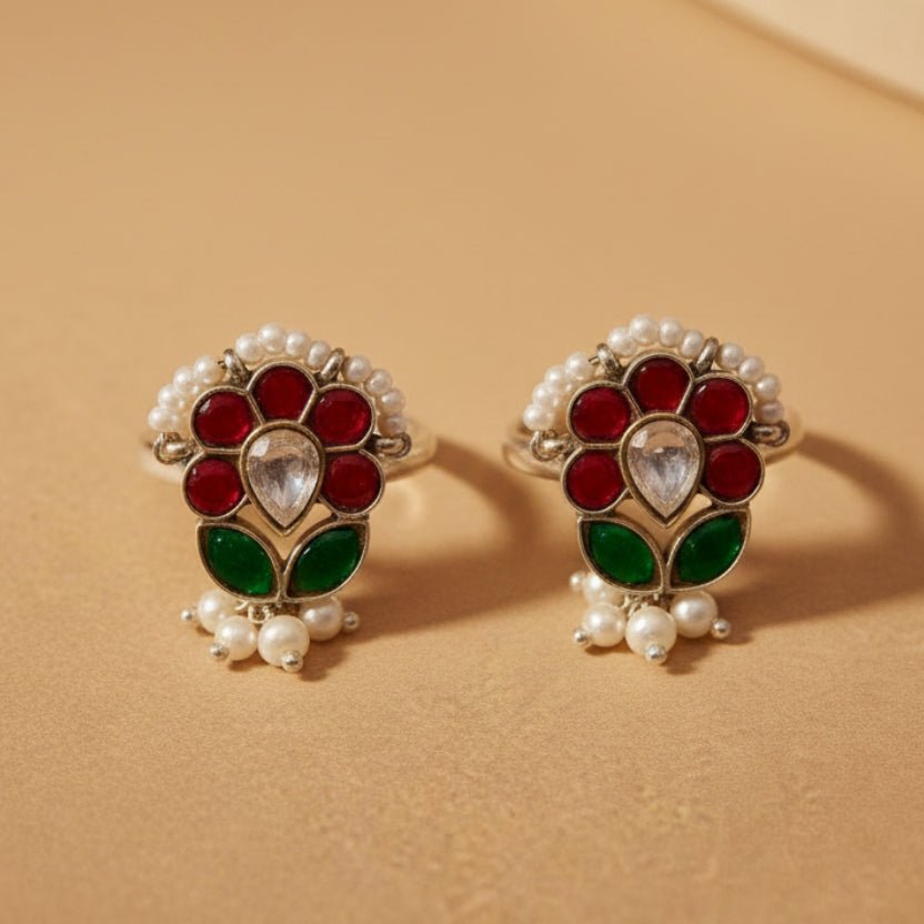 Gulika Toe Rings - Zirak Silver