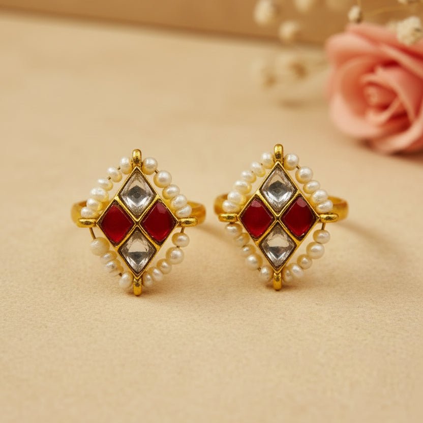 Heerika Toe Rings - Zirak Silver