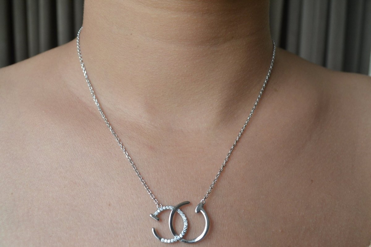Interlocked Grace Pendant - Zirak Silver