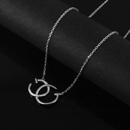 Interlocked Grace Pendant - Zirak Silver