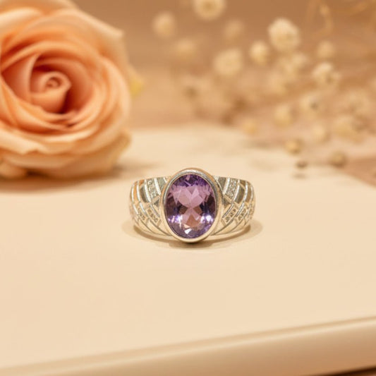Jamunia Woven Silver Ring - Zirak Silver