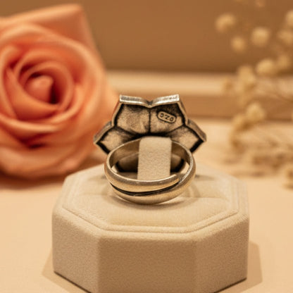 Kamalika Ring - Zirak Silver
