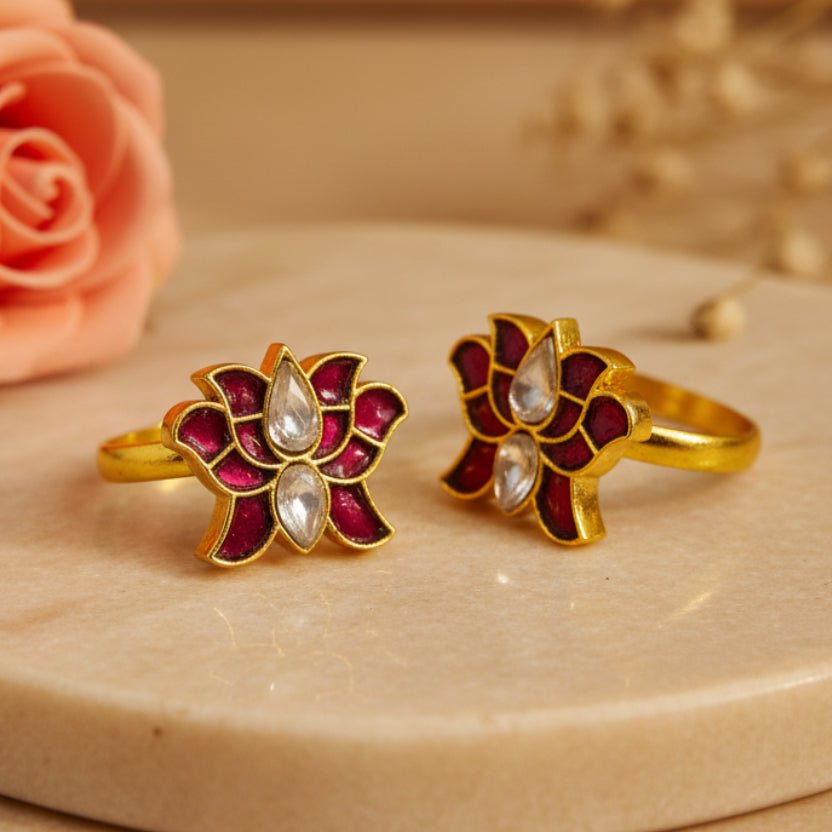 Kamalika Toe Rings - Zirak Silver