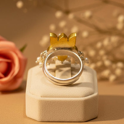 Kamalini Ring - Zirak Silver