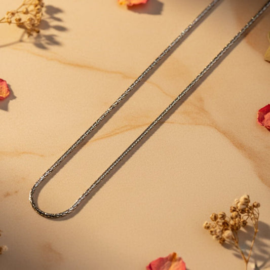 Kiran Sparkle Silver Chain - Zirak Silver