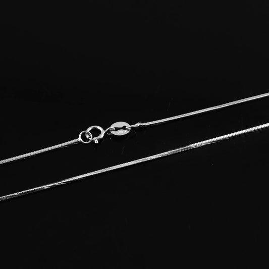 Ksham Chain – Snake Silver Chain - Zirak Silver