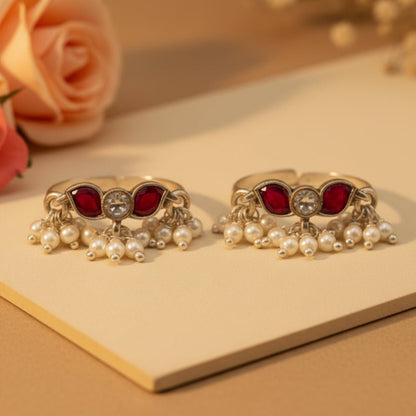 Laalima Toe Rings - Zirak Silver