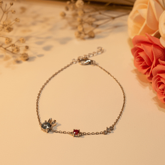 Lalita Playful Bunny Bracelet - Zirak Silver