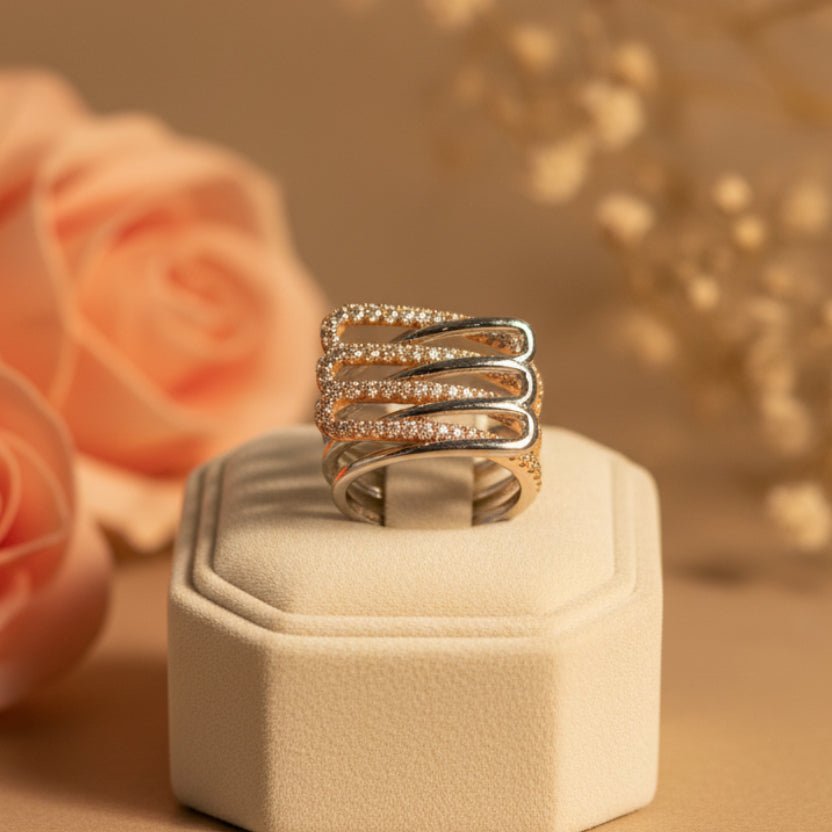 Lehar Silver Ring - Zirak Silver
