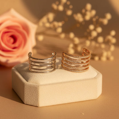 Lehar Silver Ring - Zirak Silver