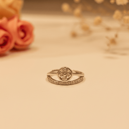 Maya Double Band Ring - Zirak Silver