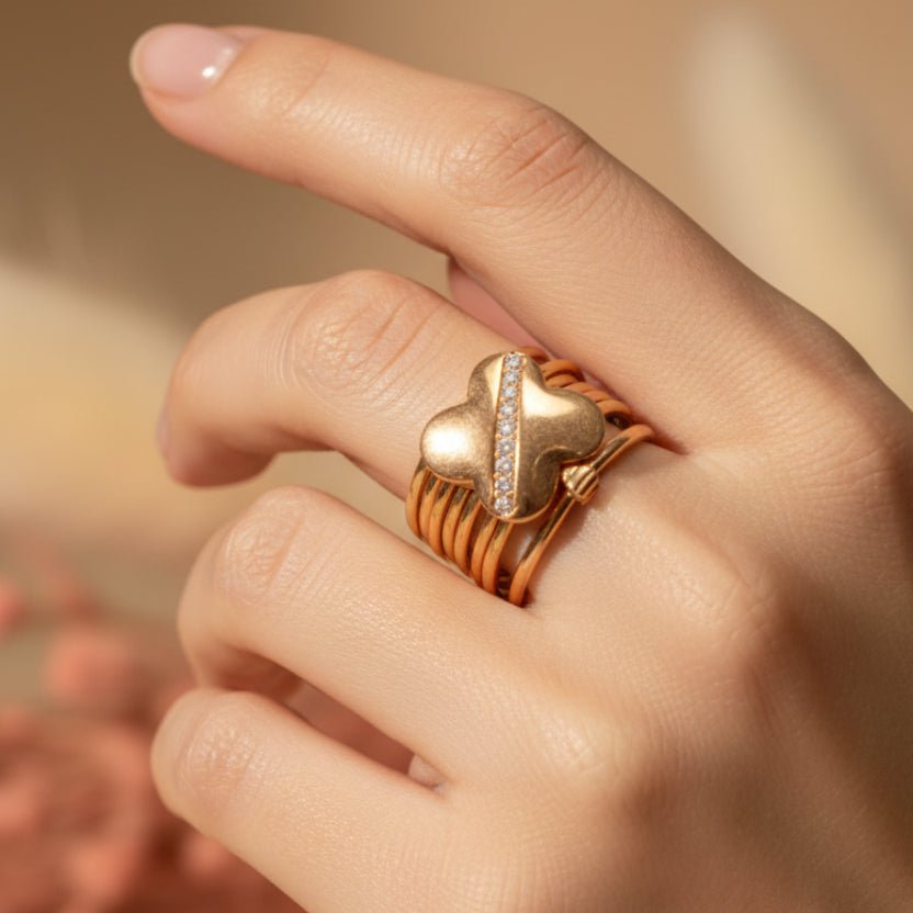 Maya Transforming Ring with Bracelet - Zirak Silver