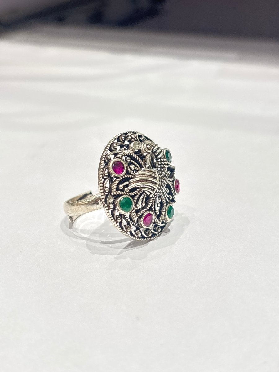 Mayuri Ring - Zirak Silver