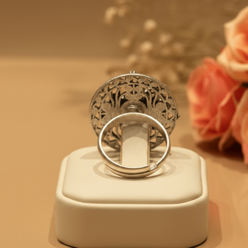 Mayuri Ring - Zirak Silver