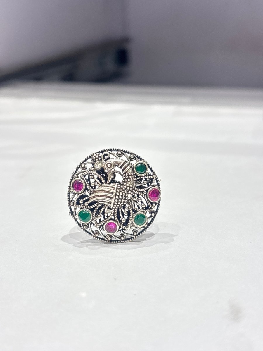 Mayuri Ring - Zirak Silver