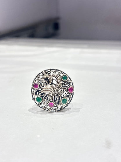Mayuri Ring - Zirak Silver