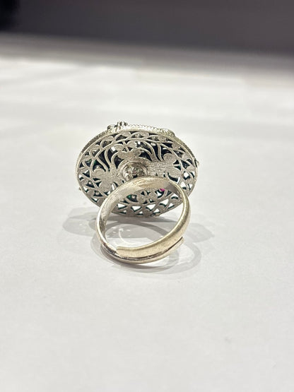 Mayuri Ring - Zirak Silver