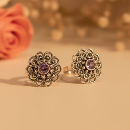 Meera Toe Ring - Zirak Silver