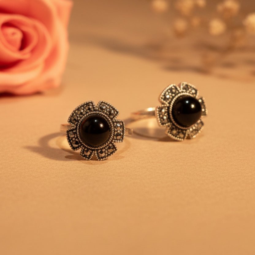 Meera Toe Ring - Zirak Silver
