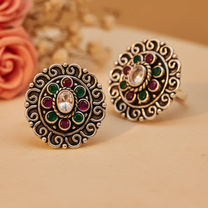 Meera Toe Rings - Zirak Silver