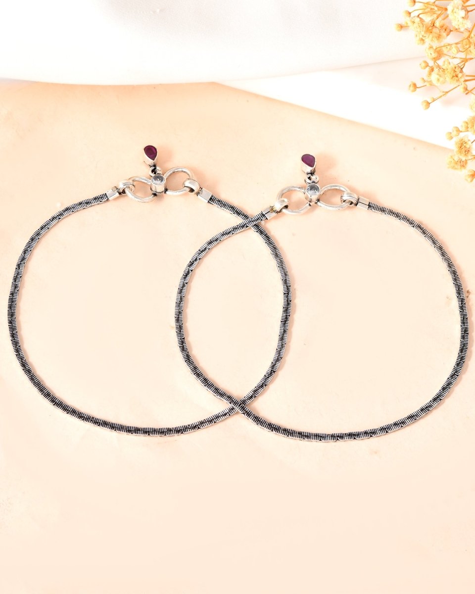Meher Anklet - Zirak Silver