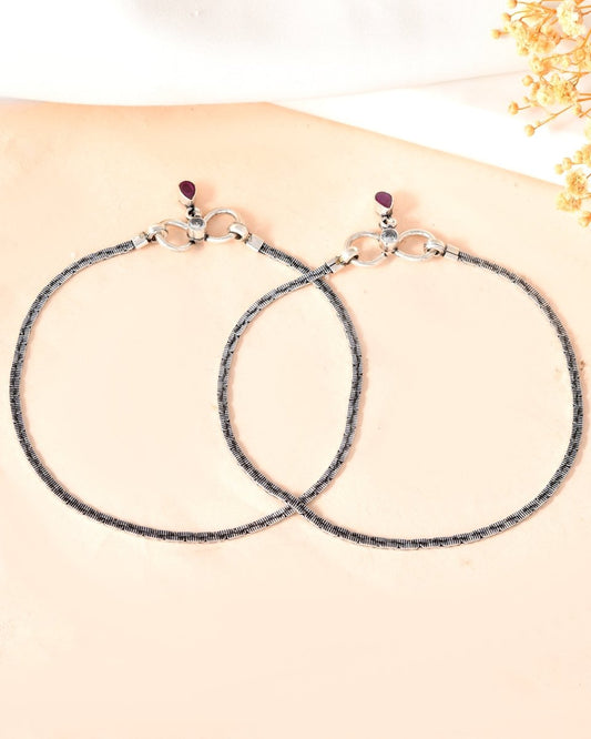 Meher Anklet - Zirak Silver