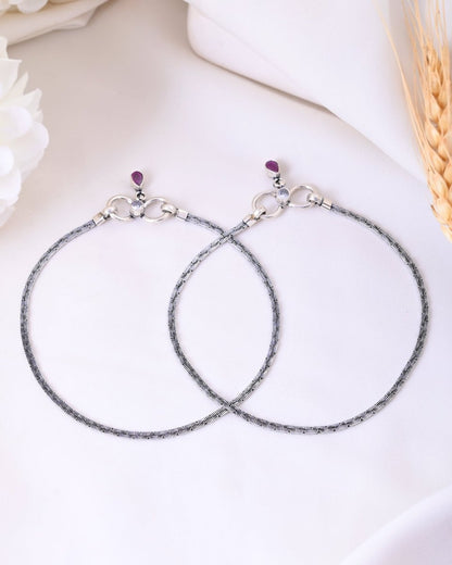 Meher Anklet - Zirak Silver