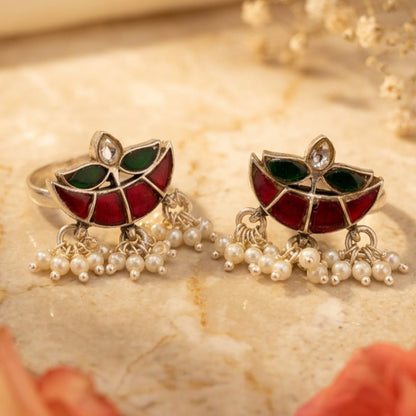 Meher Noor Toe Ring - Zirak Silver