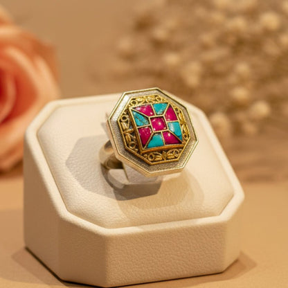 Meher Ring - Zirak Silver