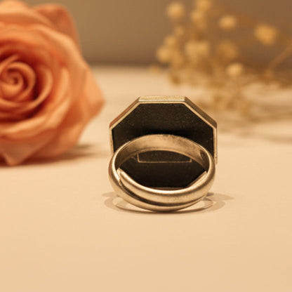 Meher Ring - Zirak Silver