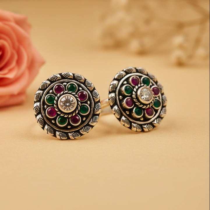 Meher Toe Rings - Zirak Silver