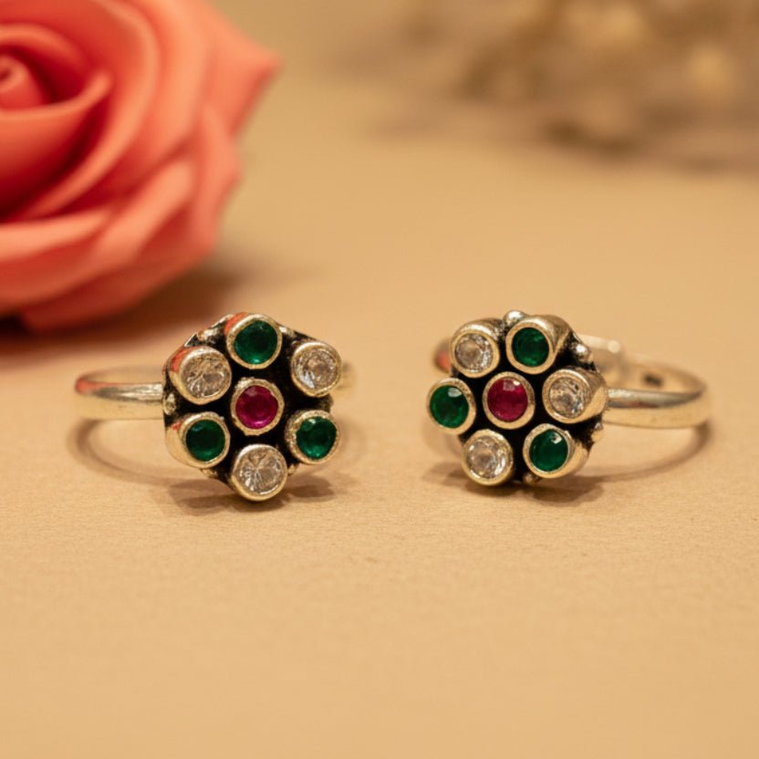 Meherva Bichiya Pair - Zirak Silver