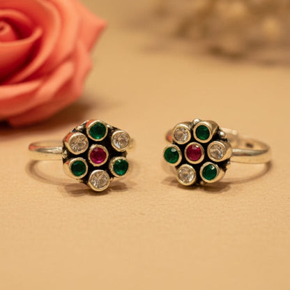 Meherva Bichiya Pair - Zirak Silver