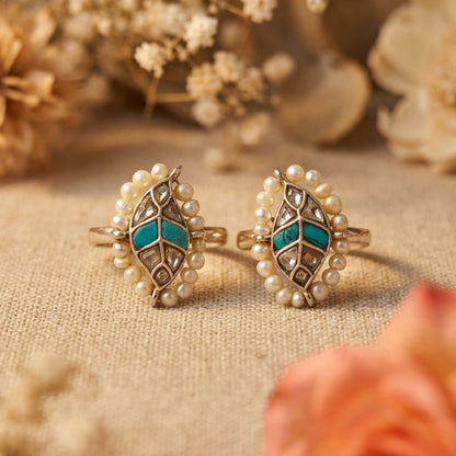 Mor Pankh Noor Toe Ring - Zirak Silver