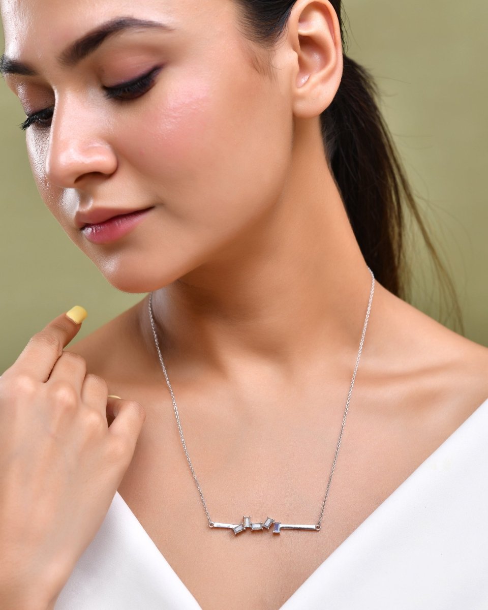 Mystic Aura Pendant - Zirak Silver